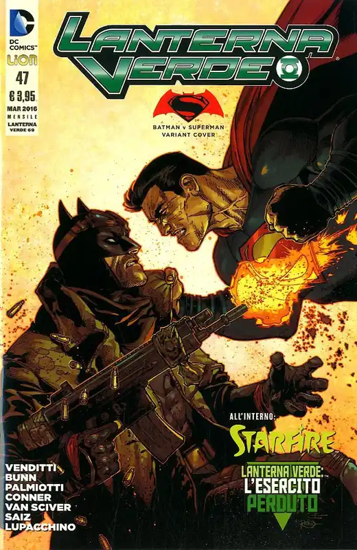Variant BATMAN v SUPERMAN Direttamente Dal Produttore