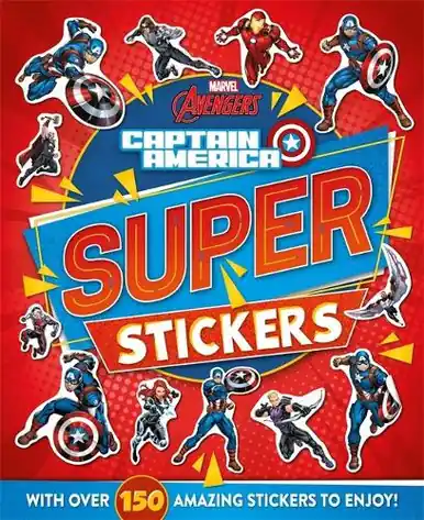 Must-Have Marvel Avengers Captain America Super Stickers by Marvel Entertainment International Ltd